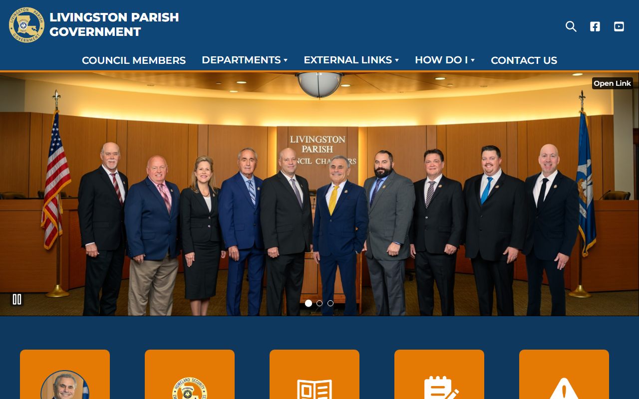 Livingston Parish Government website